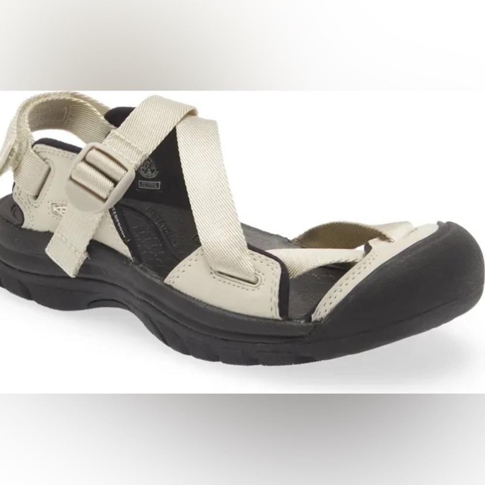 KEEN Women's Zerraport II Sandals - Size 9 in Silver Birch/Black NEW IN BOX!!
